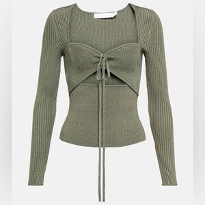 Jonathan Simkhai Alexia Ribbed knit Top NWT